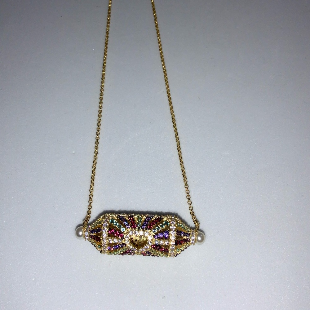 Rainbow Spinner Heart Necklace - Picture 8 of 16